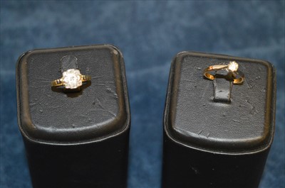 Lot 6 - Two diamond rings