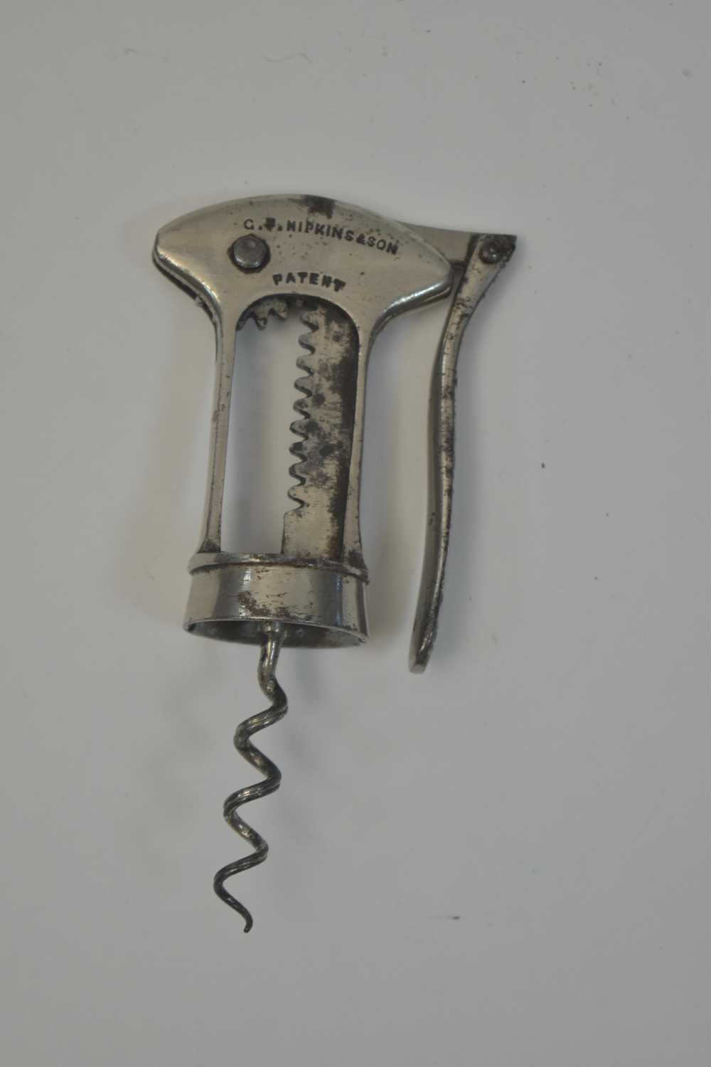 Lot 817 - A Hipkins Lever corkscrew