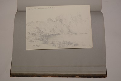 Lot 546 - A 19th Century album of drawings.