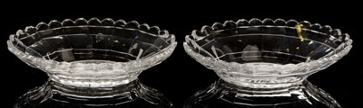 Lot 516 - Two pairs of salts and two sweetmeat dishes