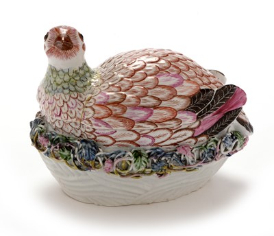 Lot 449 - Worcester partridge tureen and cover