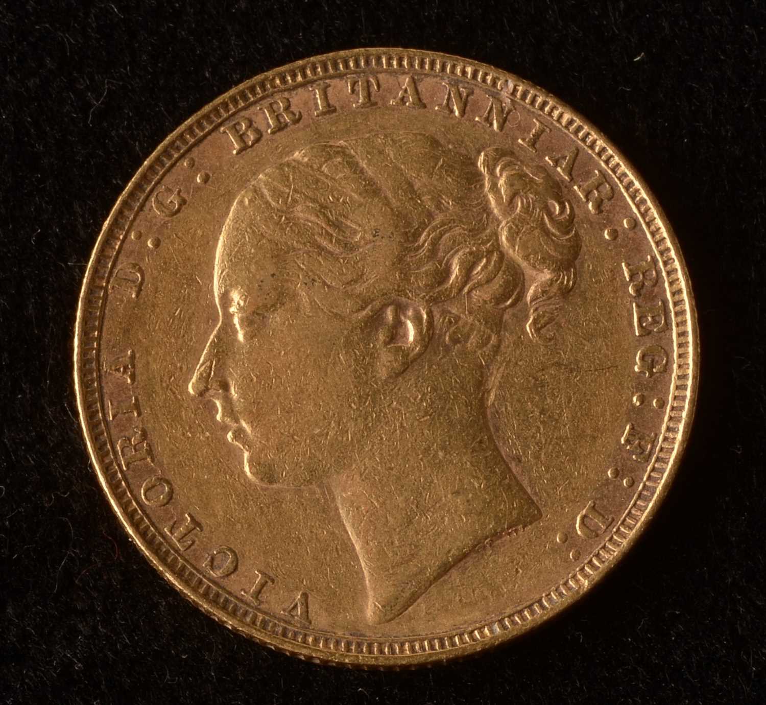 Lot 1068 - Queen Victoria gold sovereign
