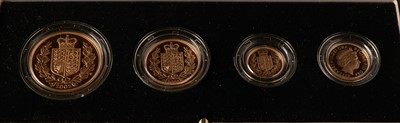 Lot 1083 - 2002 four gold coin set