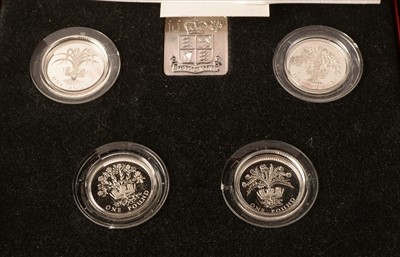 Lot 1092 - Two silver proof coin sets