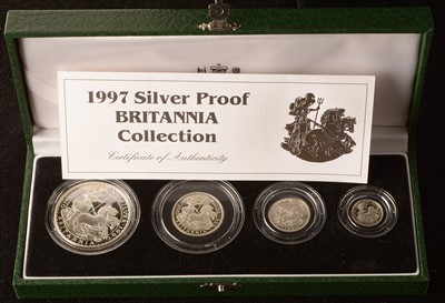 Lot 1093 - 1997 Silver proof Britannia collection