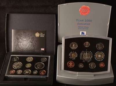 Lot 1101 - Two proof coin sets