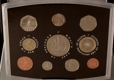 Lot 1101 - Two proof coin sets