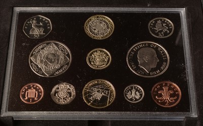 Lot 1101 - Two proof coin sets