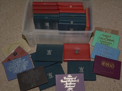 Lot 1102 - Royal Mint proof coin sets