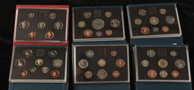 Lot 1102 - Royal Mint proof coin sets