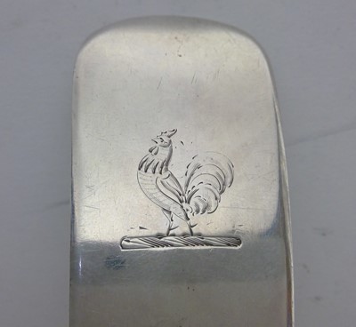 Lot 324 - Irish silver ladle