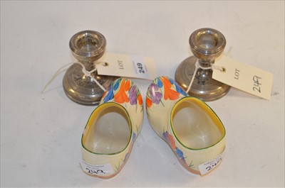 Lot 249 - Clarice Cliff and silver