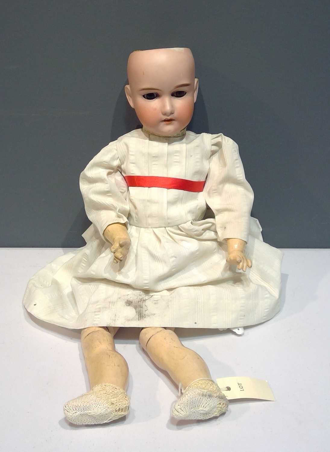 Lot 1195 - Armand Marseille 390 bisque headed doll