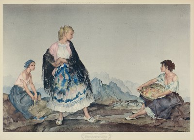 Lot 128 - After Sir William Russell Flint - print.