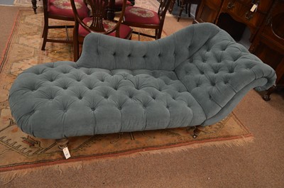 Lot 648 - 20th century chaise lounge