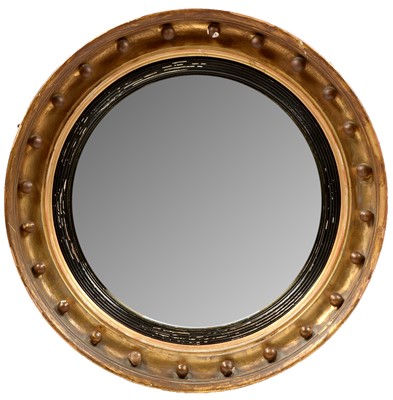 Lot 1086 - 19th Century convex mirror