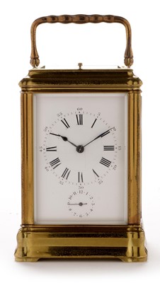 Lot 953 - Mid-19th Century carriage clock