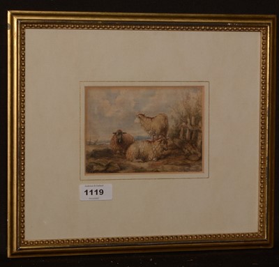 Lot 1119 - Style of Thomas Sidney Cooper - watercolour.