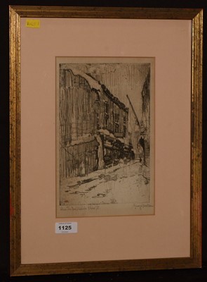 Lot 1125 - George Edward Horton - etching.