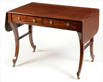 Lot 1033 - 19th Century, Regency style mahogany sofa table