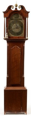 Lot 940 - John Turnbull, Hawick, a mahogany longcase clock