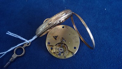 Lot 47 - 18ct gold pocket watch