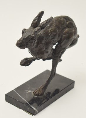 Lot 993 - Bronze hare