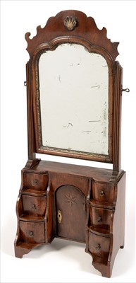 Lot 1044 - George III swing mirror