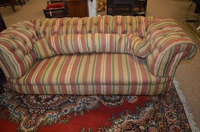 Lot 399 - Chesterfield sofa.