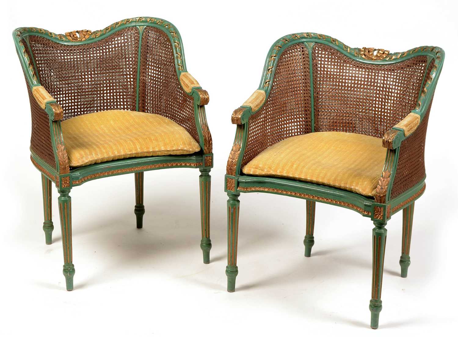 Lot 1053 - 19th Century salon chairs