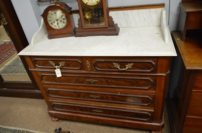 Lot 754 - 19th century French marble topped washstand