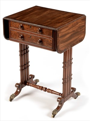 Lot 1056 - William IV Pembroke work table