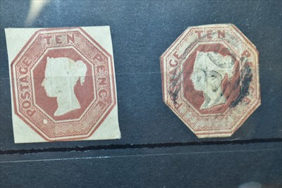 Lot 1150 - GB QV embossed issues