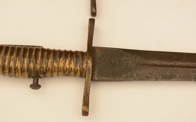 Lot 965 - Two 19th Century British Constabulary sword bayonets