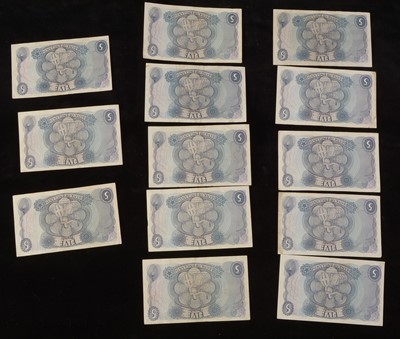 Lot 1116 - Fforde £5 notes