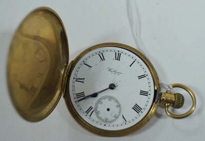 Lot 130 - Gold pocket watch
