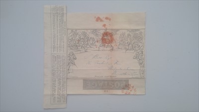Lot 1163 - Mulready envelope