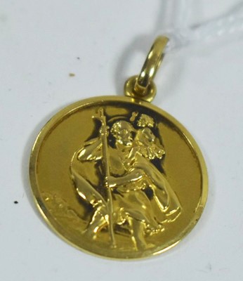 Lot 106 - St Christopher medal