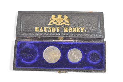 Lot 1568 - Part Maundy Money set