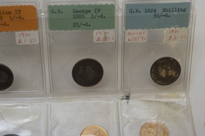 Lot 67 - Sovereigns and other coins