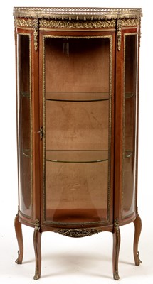 Lot 1129 - 19th Century kingwood and metal mounted vitrine