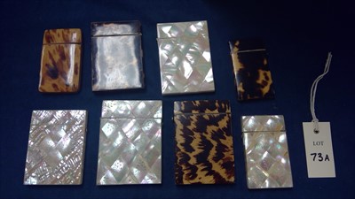 Lot 73a - Card cases