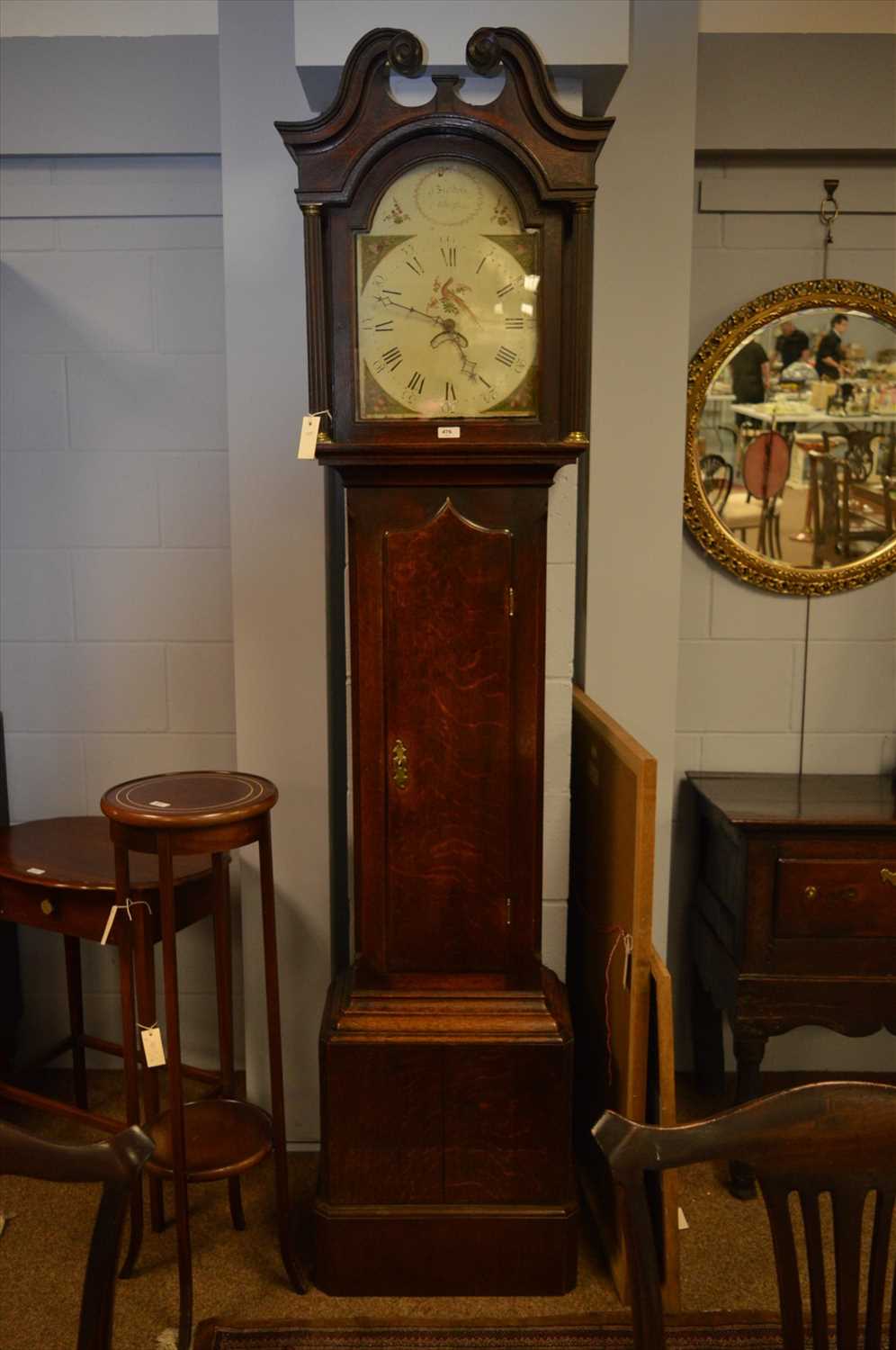 Lot 476 - Longcase clock.