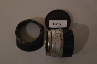 Lot 826 - A Leitz 35mm  fl.4.