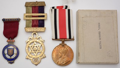 Lot 367 - First World War General Service medals and related ephemera