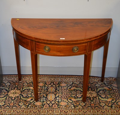 Lot 392 - Early 19th Century fold-over card table