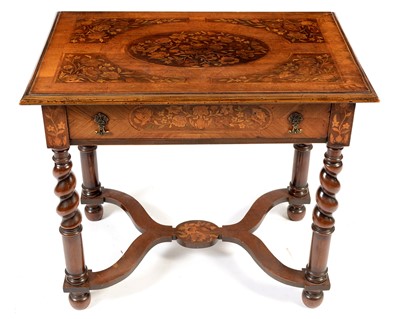 Lot 719 - Late 19th Century marquetry inlaid table