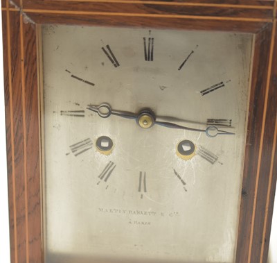 Lot 949 - Mantel clock by Martin Baskett