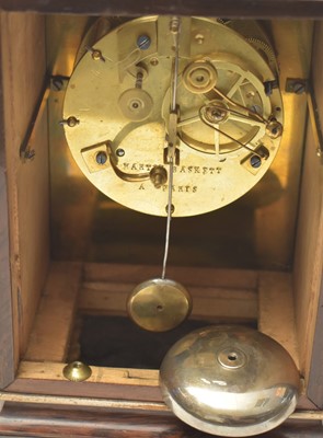 Lot 949 - Mantel clock by Martin Baskett
