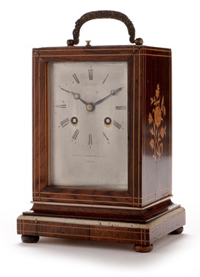 Lot 949 - Mantel clock by Martin Baskett